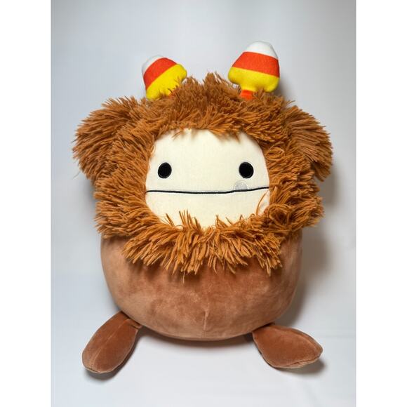 Squishmallow Benny The Bigfoot With Candy Corn Headband Halloween 12" 2022 - Picture 1 of 10